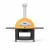 Mesa móvil para horno de pizza Alfa Forni Moderno 5 pizzas en color negro