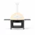 Mesa móvil para horno de pizza Alfa Forni Moderno 5 pizzas en color negro