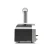 Futuro 2 Pizzas Silver Black - Horno de pizza híbrido Alfa Forni