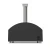 Horno de pizza híbrido Futuro 4 Pizzas Silver Black de Alfa Forni