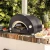 Horno de pizza de leña Moderno 1 Pizza gris de Alfa Forni