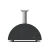 Horno de pizza Alfa Forni Moderno 2 Pizzas híbrido en color gris