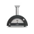 Horno de pizza Alfa Forni Moderno 2 Pizzas híbrido en color gris