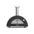 Horno de pizza de leña Moderno 2 Pizzas Alfa Forni en color gris