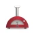 Horno de pizza de leña Alfa Forni Moderno 2 Pizzas rojo
