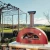 Horno de pizza de leña Alfa Forni Moderno 2 Pizzas rojo