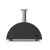 Horno de pizza híbrido Moderno 3 Pizzas de Alfa Forni en color gris