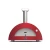 Horno de pizza de leña Alfa Forni Moderno 3 Pizzas rojo