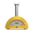 Horno de pizza de leña Moderno 5 Pizzas de Alfa Forni en color amarillo