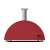 Horno de pizza híbrido Moderno 5 Pizzas rojo de Alfa Forni