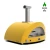 Horno de pizza híbrido Alfa Forni Moderno 5 Pizzas amarillo