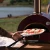 Juego de palas para pizza mediano Alfa Forni en acero inoxidable y negro