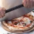Cuchilla corta pizza de Alfa Forni en acero inoxidable con mango negro