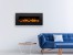 Estufa con diseño exclusivo Avon negro chimenea eléctrica