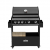 Mesa Barbacoa de Le Maître en madera y acero negro