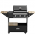 Mesa Barbacoa de Le Maître en madera y acero negro
