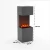 Chimenea híbrida Beethoven – Gris
