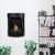 Oregon - Chimenea de pared de estilo leña de bioetanol