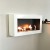 Chimenea bioetanol doble de pared blanca de ScandiFlames