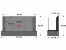 Chimenea de bioetanol empotrada ScandiFlames de 90 cm para pared en color negro
