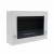 Nebraska Blanco de ScandiFlames - Chimenea bioetanol de pared