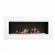 Murus 1200 Gloss White - Chimenea Bioetanol