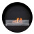 Chimenea bioetanol circular para pared
