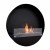 Chimenea bioetanol circular para pared