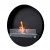 Chimenea bioetanol circular para pared