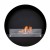 Chimenea bioetanol circular para pared
