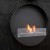 Chimenea bioetanol circular para pared