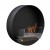 Chimenea bio redonda para pared