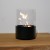 Chimenea de sobremesa redonda negra ScandiFlames
