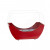 Chimenea de bioetanol curva en rojo de ScandiFlames, modelo de sobremesa
