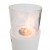 Chimenea bioetanol de exterior blanca de ScandiFlames
