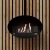 Halifax Black 60 cm de ScandiFlames, chimenea de bioetanol suspendida