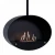Halifax Black 80 cm - Chimenea de bioetanol de techo de ScandiFlames