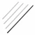 Barra de techo 200 cm negra para chimeneas Ottawa y Halifax de ScandiFlames