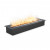 Quemador de bioetanol XL900 de EcoSmart en negro y acero inoxidable