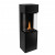Chimenea de bioetanol portátil de Planika Fires en color negro