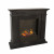 Kos Fossile Stone Chimeneas Vapor de Agua negro