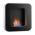 Safretti Curva BL - negro Chimenea de bioetanol con diseño moderno para el hogar