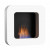 Safretti Curva BL - blanco Chimenea de bioetanol con diseño moderno para el hogar