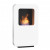 Safretti Curva XL - blanco Chimenea de bioetanol con diseño moderno para el hogar