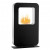 Safretti Curva XT - negro Chimenea de bioetanol con diseño moderno para el hogar