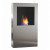 Safretti Cubico XL - acero inoxidable cepillado Chimenea de bioetanol con diseño moderno para el hogar