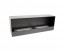 Chimenea de bioetanol de pared negra 115 cm empotrada