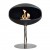 Cocoon Pedestal biochimenea en negro mate