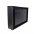 Precioso biohogar negro para pared. Incluye un quemador de 1,5 litros y plato de vidrio. Dimensiones: 54 x 78 x 16,5cm.