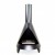 Salem - Chimenea de bioetanol estilo estufa de leña en acero negro de ScandiFlames